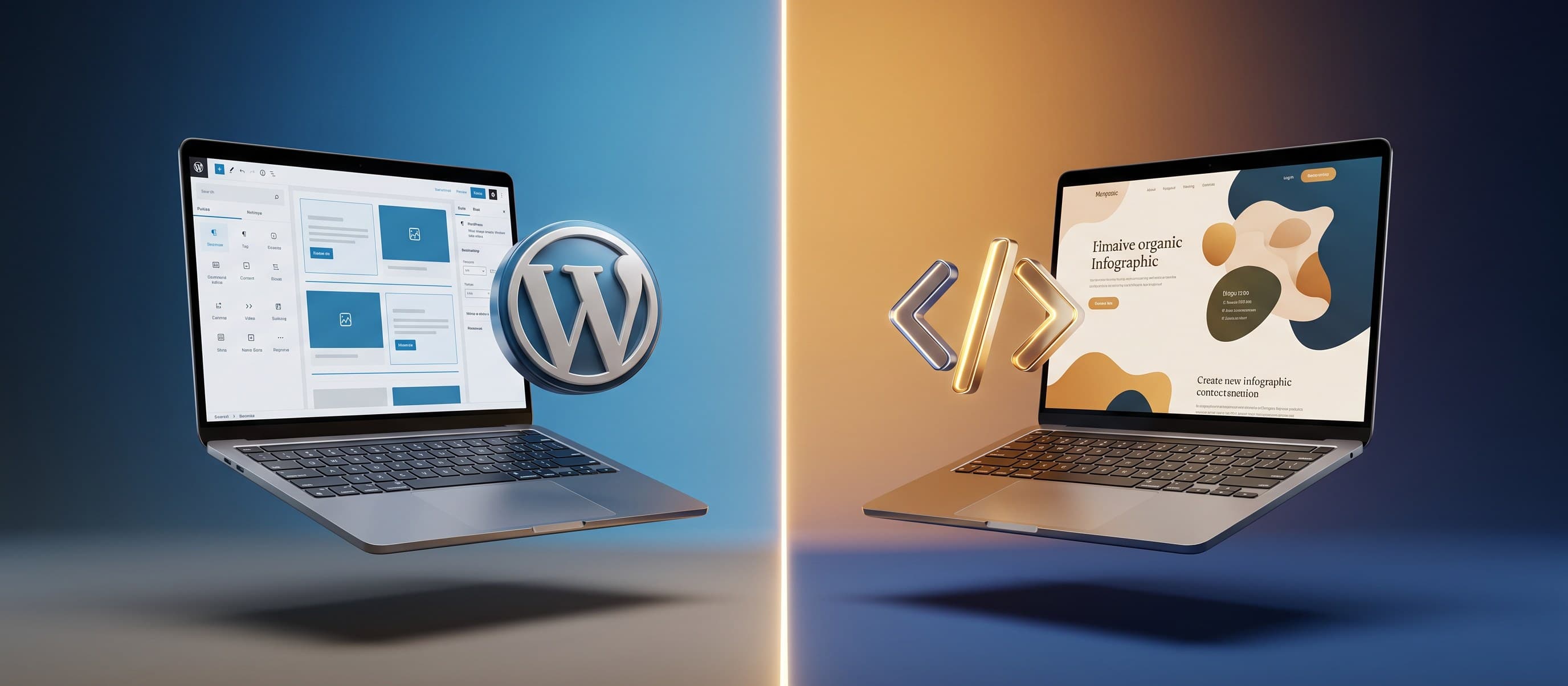 WordPress מול פיתוח מותאם