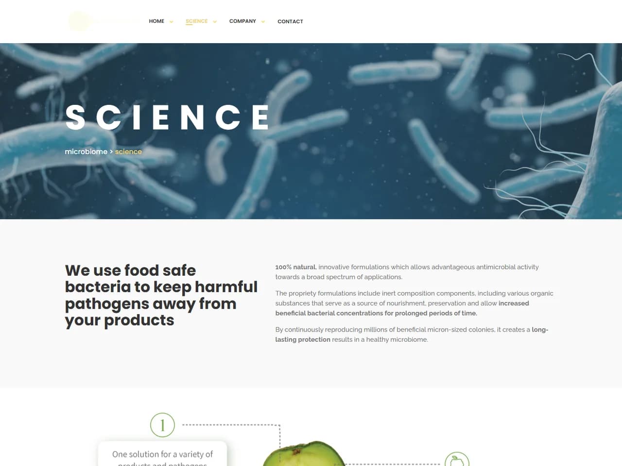 microbiome: עמוד המדע